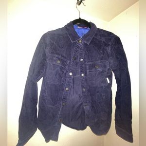 Stio Blue Corduroy Insulated Jacket